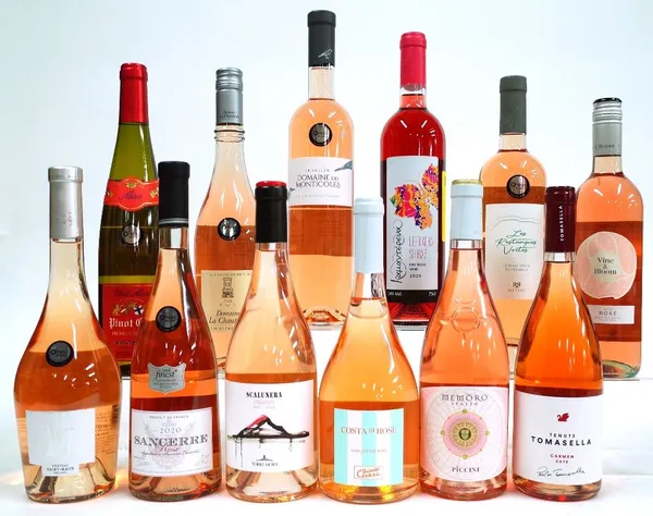 12 BOTTLES ROSÉ WINE (MIXED ORIGIN)