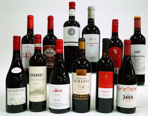 12 BOTTLES SPANISH RED WINE