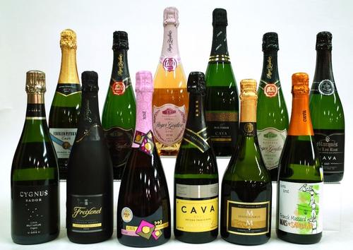 12 BOTTLES WHITE AND ROSÉ CAVA