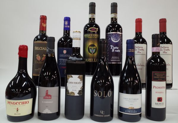 12 BOTTLES ITALIAN RED WINE