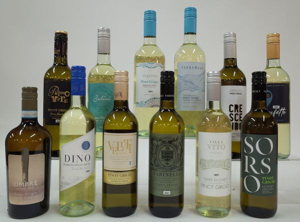 12 BOTTLES PINOT GRIGIO