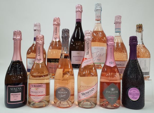 12 BOTTLES PROSECCO ROSÉ