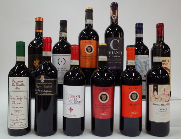 12 BOTTLES ITALIAN RED WINE