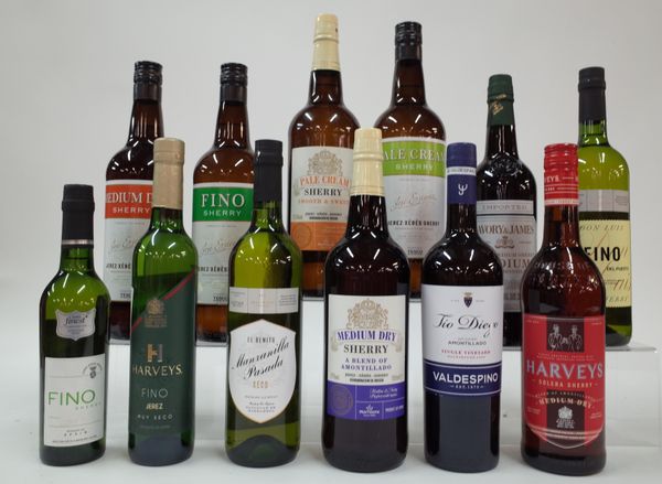 12 BOTTLES SHERRY