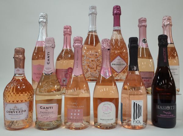 12 BOTTLES PROSECCO ROSÉ