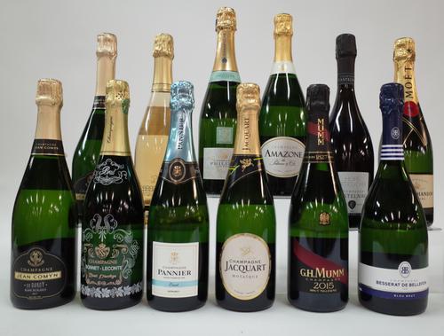 12 BOTTLES CHAMPAGNE