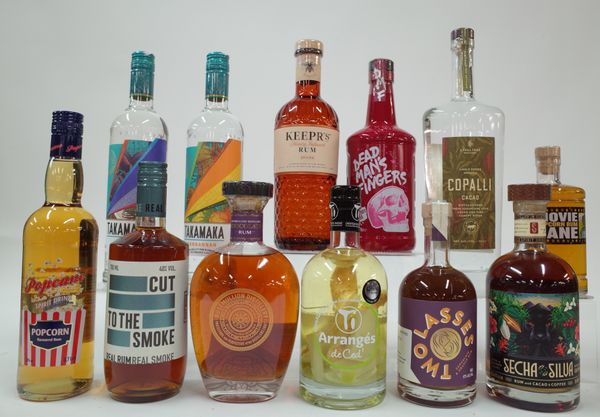 12 BOTTLES FLAVOURED RUM