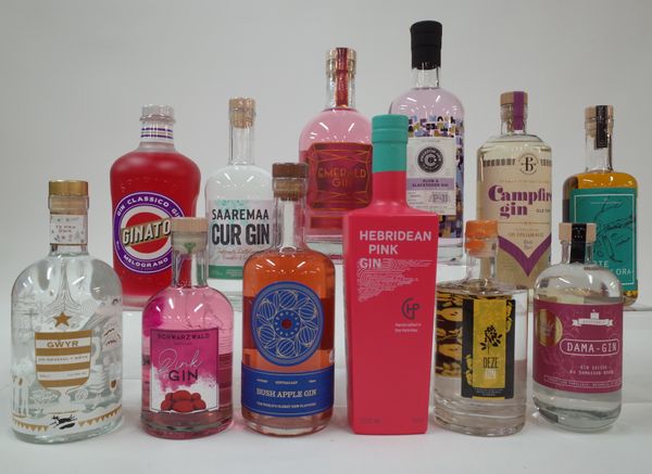 12 BOTTLES FLAVOURED GIN