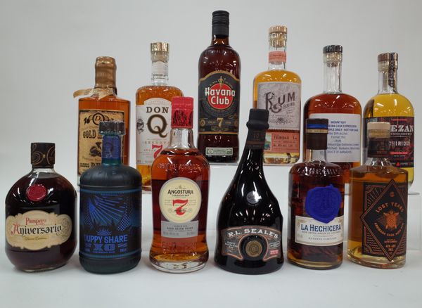 12 BOTTLES DARK RUM