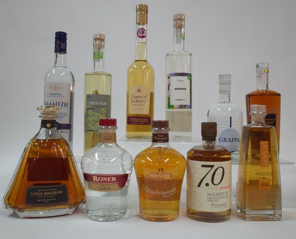 11 BOTTLES GRAPPA