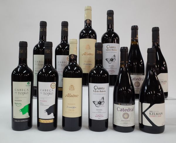 12 BOTTLES PORTUGUESE RED WINE