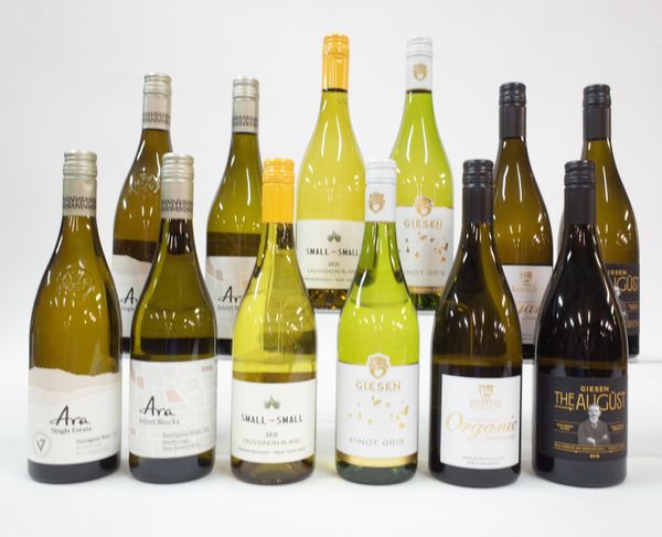 12 BOTTLES NEW ZEALAND WHITE WINE