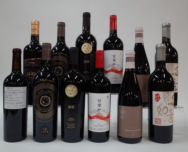 12 BOTTLES CHINESE RED WINE