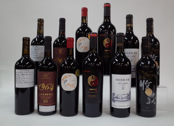 12 BOTTLES CHINESE RED WINE