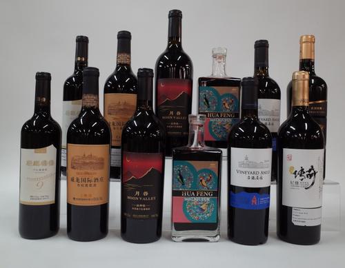 12 BOTTLES CHINESE RED WINE