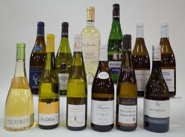 12 BOTTLES FRENCH WHITE WINE