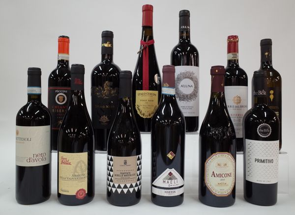 12 BOTTLES ITALIAN RED WINE