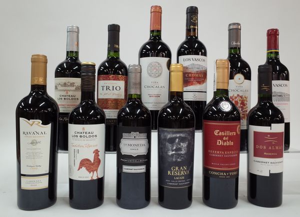 12 BOTTLES CHILEAN CABERNET SAUVIGNON