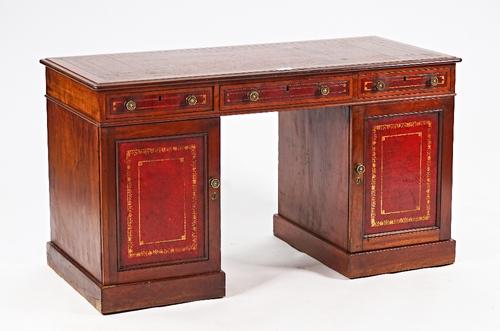 A 19th century mahogany writing desk.