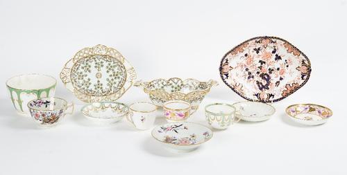 A group of English ceramics, late 18th and 19th century (12)