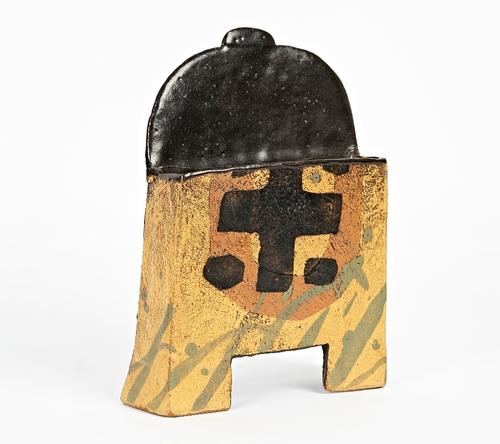 JOHN MALTBY ( 1936-2020), A STONEWARE LETTER RACK