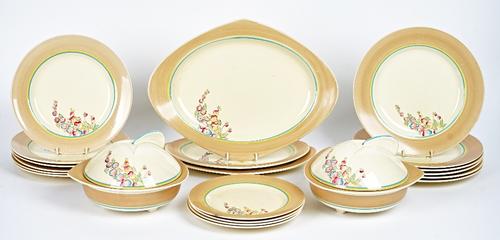WITHDRAWN A Clarice Cliff Trieste part dinner service (23).