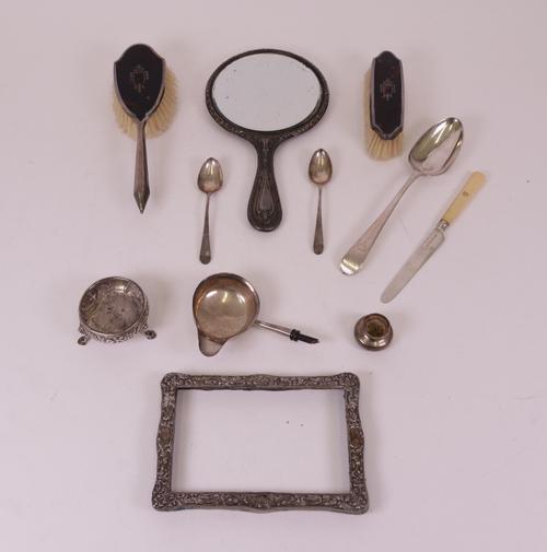 A group of silver and silver mounted wares, (11).