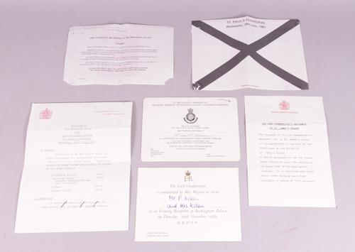 A small group of Royal Family commemorative ephemera