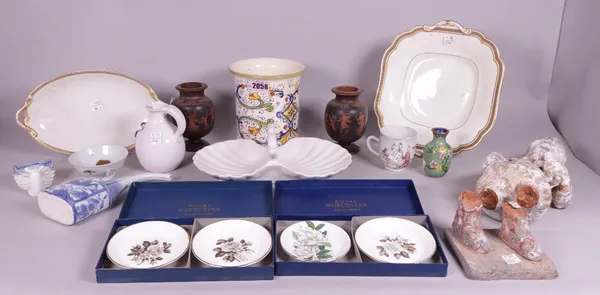 A group of ceramics, mostly 20th century to include Royal Worcester