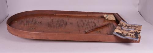 Corinthian, an early 20th century Bagatelle board, 39cm wide; 77cm high (boxed)