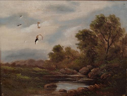 W*** B*** Britton (British, 19th/20th Century), A rocky pool