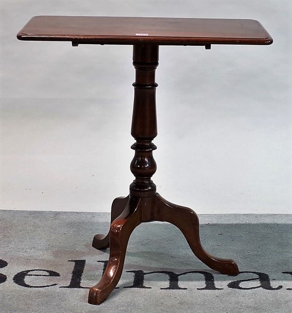 A 19th century tripod table, 85cm wide