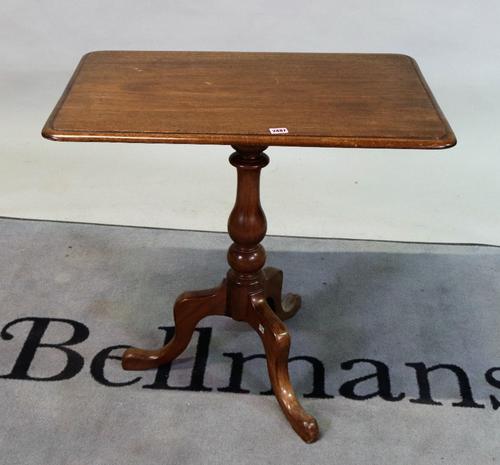 A Victorian mahogany tripod table