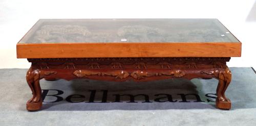 A 20th century South East Asian coffee table