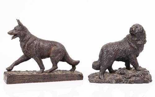 A limited edition bronzed composition sculpture (2)