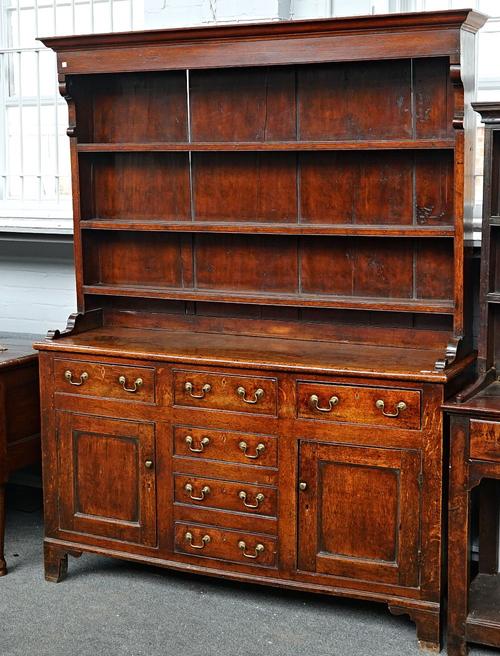 An oak dresser