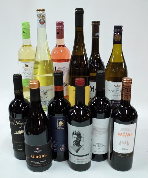 Hungarian White and Moldovan Red Wine