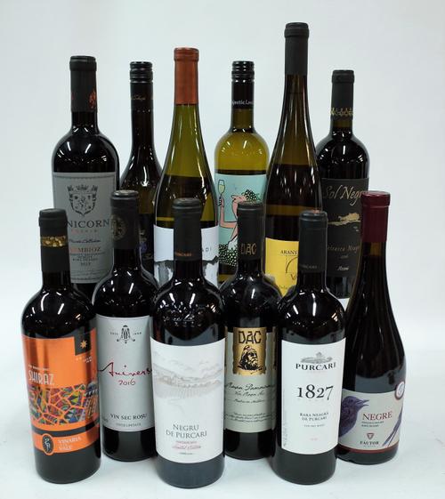 Hungarian White and Moldovan Red Wine