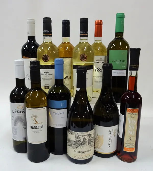 Moldovan and Greek White Wine