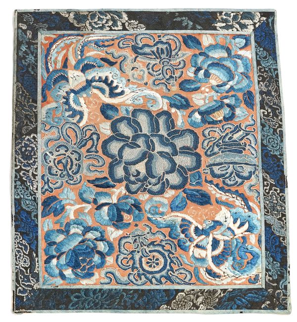 A GROUP OF CHINESE EMBROIDERED SILK PANELS