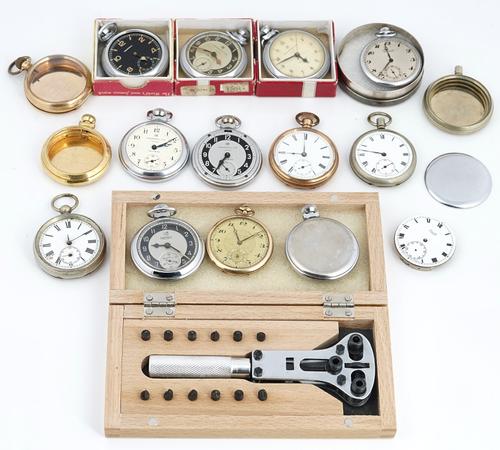 A GROUP OF POCKET WATCHES (QTY)