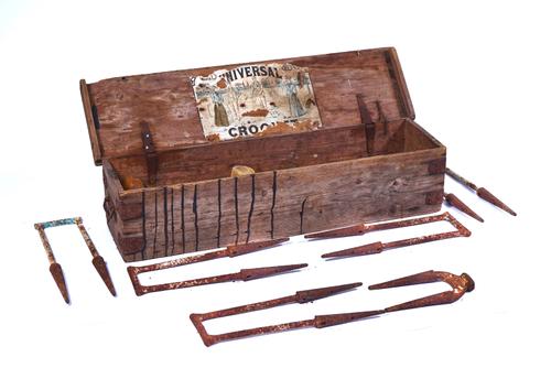 A 'UNIVERSAL CROQUET' SET