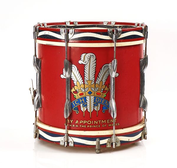 A BRITISH MARCHING BAND DRUM
