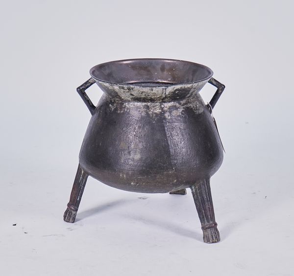 A BRONZE CAULDRON