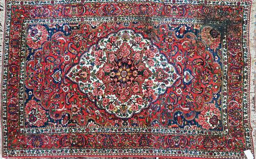 A BAKHTIARI CARPET
