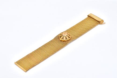 A CERTINA GILT METAL LADIES COCKTAIL BRACELET WRISTWATCH