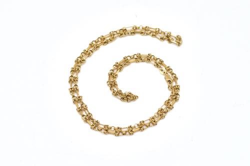 A 9CT GOLD NECKLACE