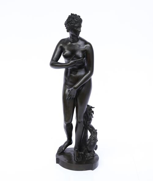 AFTER THE ANTIQUE: A FRENCH BRONZE OF THE VENUS DE’ MEDICI
