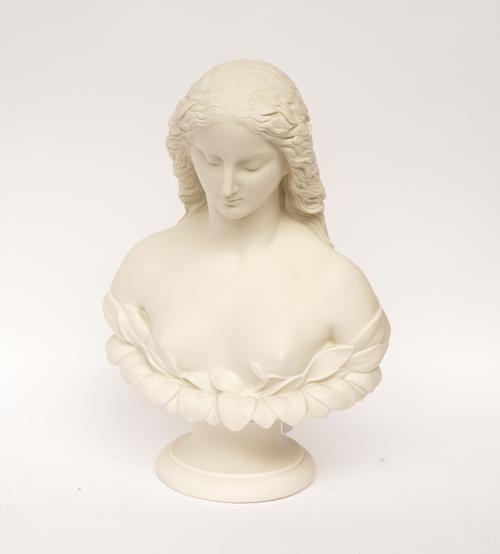 COPELAND: A VICTORIAN PARIAN BUST OF DAPHNE