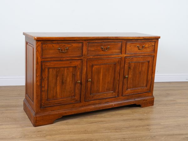 WILLIS & GAMBIER; AN OAK DRESSER BASE